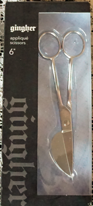 ~ NIB Gingher Best 6'' Applique Scissors Made in Italy